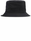 Logo Patch Bucket Hat Black - STONE ISLAND - BALAAN 4