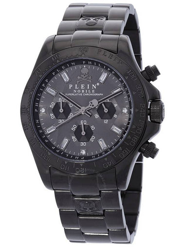 Philipp Plein Nobile Chronograph Quartz Crystal Black Dial Men's Watch PWCAA0421 - PHILIPP PLEIN - BALAAN 1