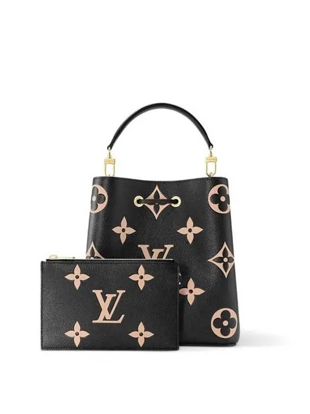 Neonoe MM Bi-Color Monogram Empreinte Bucket Bag Black - LOUIS VUITTON - BALAAN 4