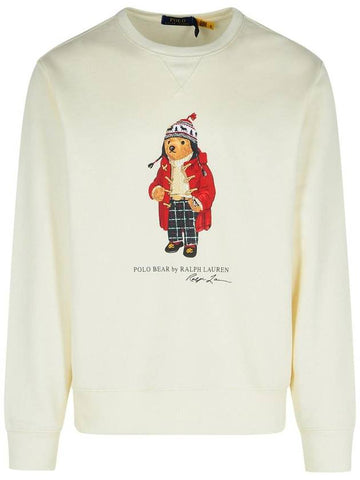 Polo Ralph Lauren White Cotton Sweatshirt - POLO RALPH LAUREN - BALAAN 1