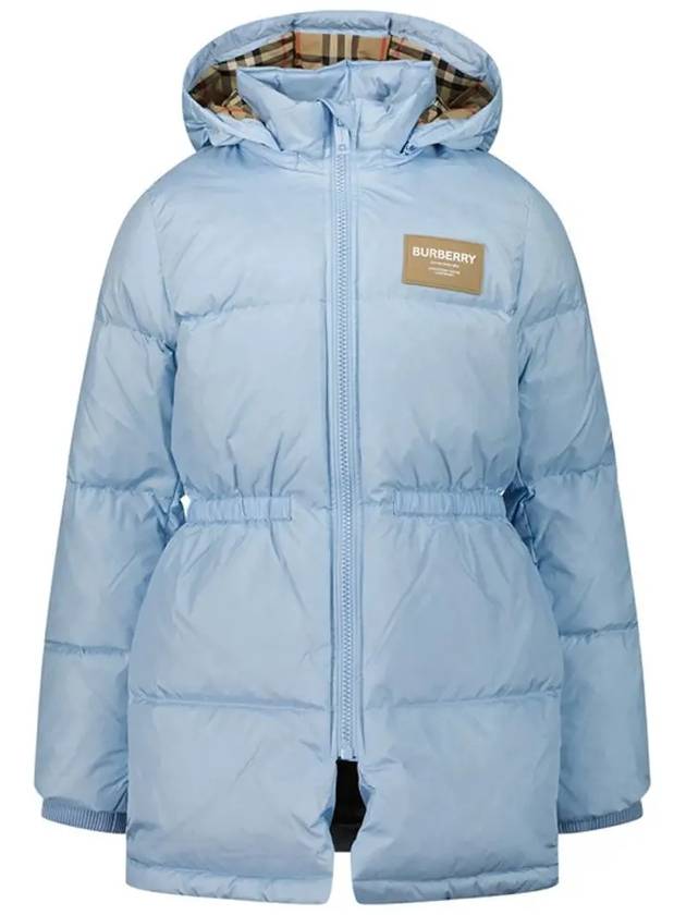 Kids Logo Patch Padding Light Blue - BURBERRY - BALAAN 2