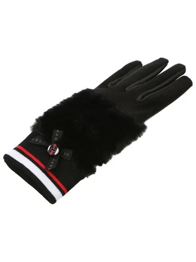 fur golf gloves OF8802LBBLACK - ONOFF - BALAAN 3