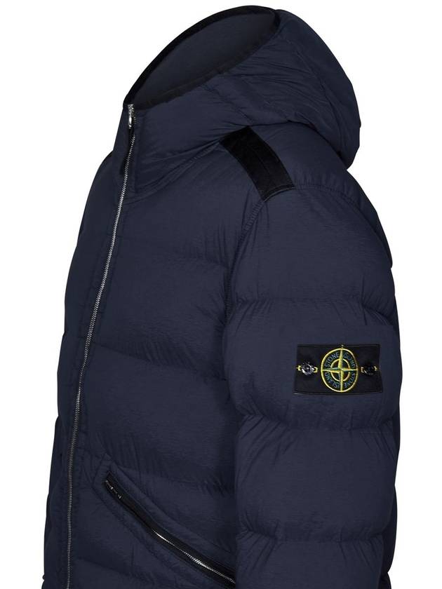 Seamless Tunnel Nylon Down Padding Navy - STONE ISLAND - BALAAN 4