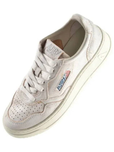 Medalist Raw Leather Sneakers Women s - AUTRY - BALAAN 1