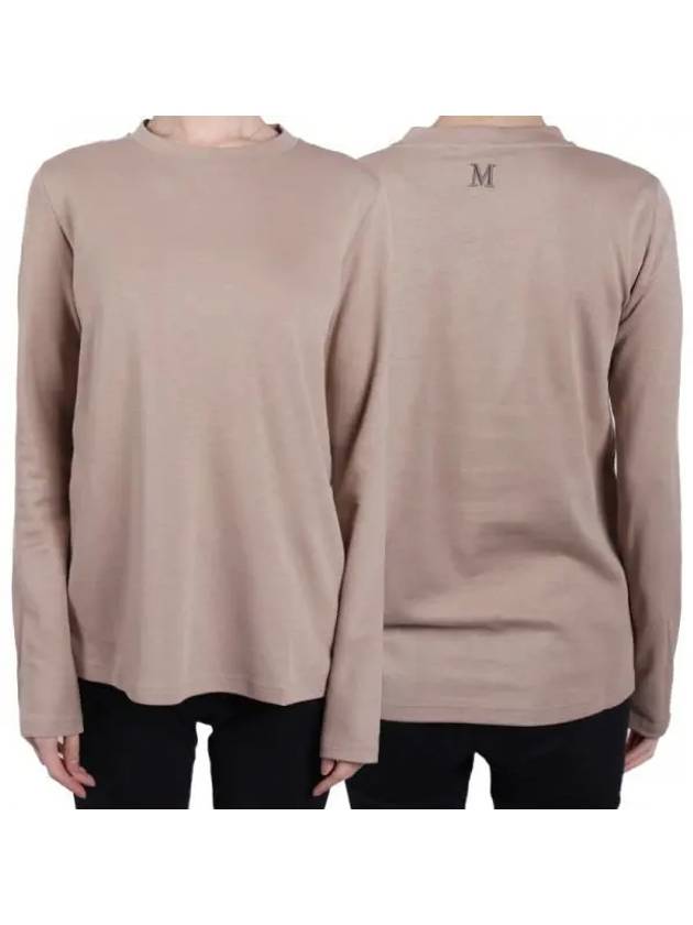 Women s DUCCIO long sleeve t shirt camel 006 270449 1119155 - MAX MARA - BALAAN 1