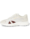 Outline Leather Low-Top Sneakers White - BALLY - BALAAN 4