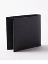 Triangle Logo Saffiano Half Wallet Black - PRADA - BALAAN 3