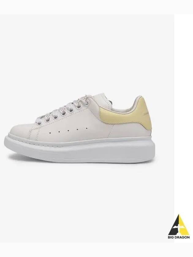 Oversized Yellow Tab Low Top Sneakers White - ALEXANDER MCQUEEN - BALAAN 2