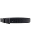 Intrecciato Leather Belt Black - BOTTEGA VENETA - BALAAN 6