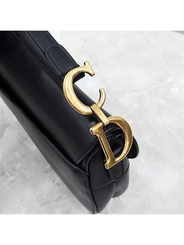 Lux You Calfskin mini leather saddle bag - DIOR - BALAAN 7