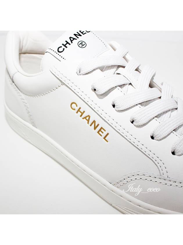 Sneakers Calfskin White - CHANEL - BALAAN 8