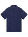 Lloyd Short Sleeve Shirt Navy - A.P.C. - BALAAN 1