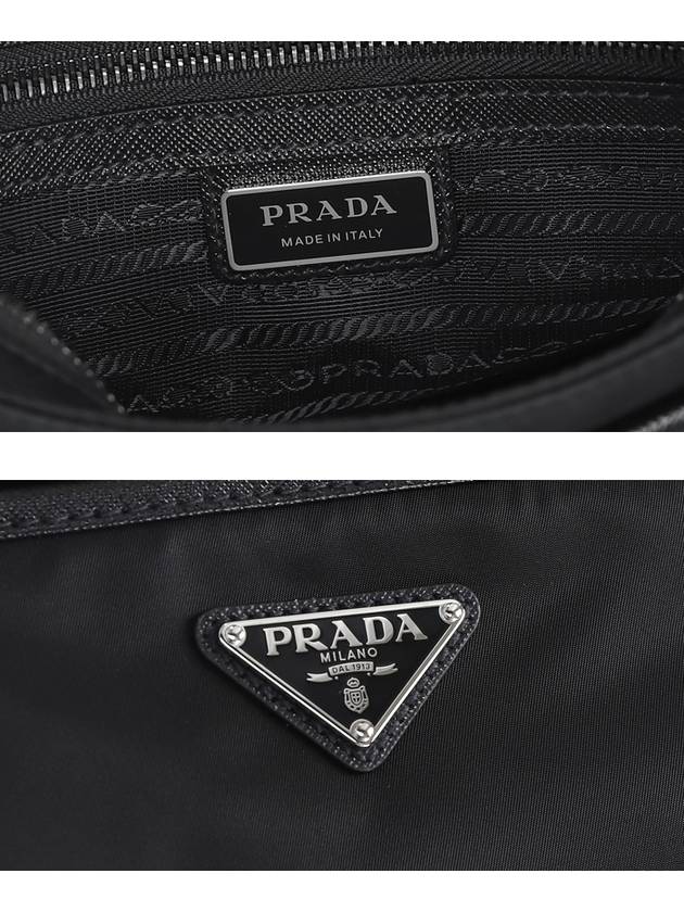 Pocono Saffiano Messenger Bag Black - PRADA - BALAAN 7