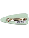 24SS Patent Leather Hair Clip 5IF092 069 F0934 - MIU MIU - BALAAN 3