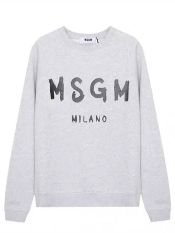 Brushed Logo Sweatshirt Women - MSGM - BALAAN 1