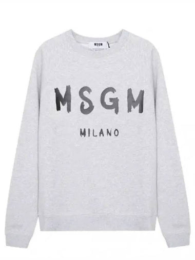 brushed logo sweatshirt - MSGM - BALAAN 1