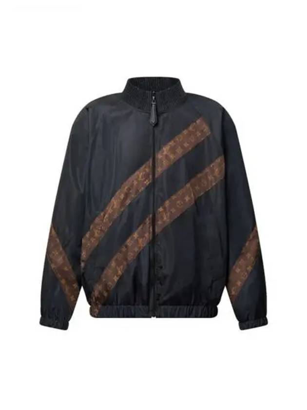 Monogram Stripe Zip Up Jacket 1AGGK3 - LOUIS VUITTON - BALAAN 1