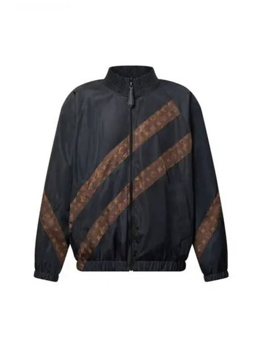 Monogram Stripe Zip Up Jacket 1AGGK1 - LOUIS VUITTON - BALAAN 1