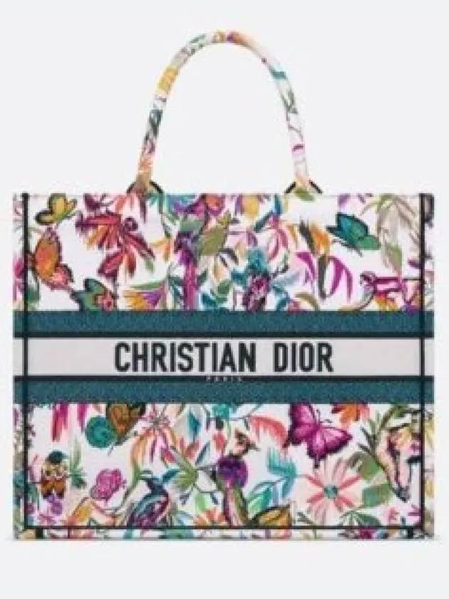 M1286ZECJ 933 FANTASTICA Embroidered Large Tote Bag 1251772 - DIOR - BALAAN 1