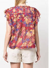 Ruffle Blouse HT1541 22P033E 11BH - ISABEL MARANT - BALAAN 4