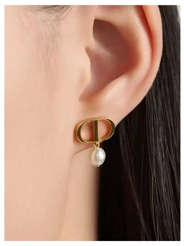 Women's Petit CD Earrings Gold - DIOR - BALAAN 7