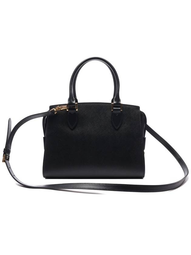 Logo Saffiano Tote Bag Black - PRADA - BALAAN 5