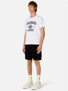 Varsity Logo Short Sleeve T-Shirt White - AMI - BALAAN 4