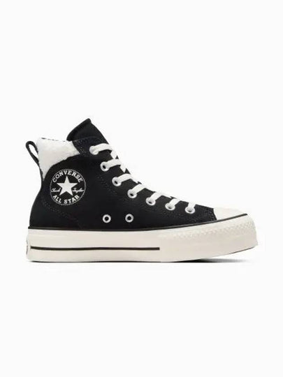 Chuck Taylor All Star Puff Lift Cozy Platform Black A09377C - CONVERSE - BALAAN 2