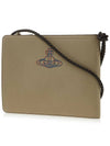 Benny Leather Cross Bag Beige - VIVIENNE WESTWOOD - BALAAN 3