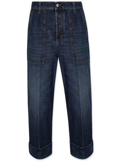 Denim Straight Pants 771873V2J80 4715 DENIM - BOTTEGA VENETA - BALAAN 2