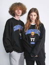 1987 Bear Sweatshirt Black - COMMONZ - BALAAN 3