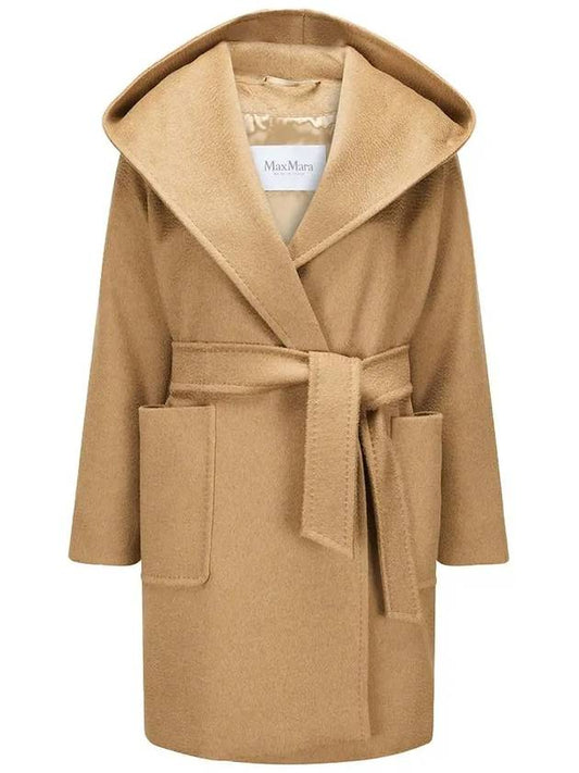 Rialto Collar Robe Single Coat Camel - MAX MARA - BALAAN 2