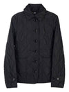 Diamond Quilted Thermoregulated Jacket Black - BURBERRY - BALAAN 10