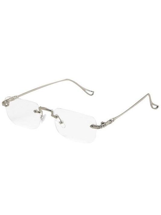 Eyewear Square Glasses Silver - HYBITION - BALAAN 1