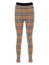 Women's Vintage Check Leggings Beige - BURBERRY - BALAAN 1