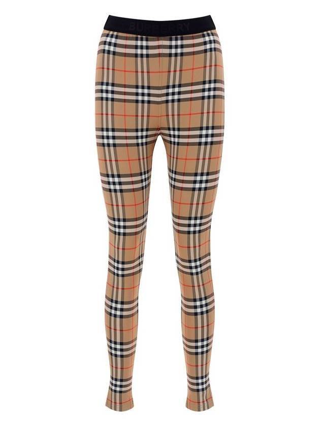 Women's Vintage Check Leggings Beige - BURBERRY - BALAAN 1