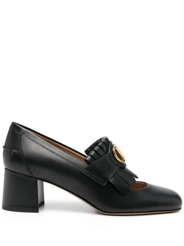 Valentino Garavani Flat shoes Black - VALENTINO - BALAAN 1