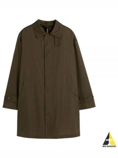 24 SOHO KHAKI NYLON PACKABLE RAINCOAT GMM 231 OC0375 - MACKINTOSH - BALAAN 1