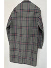 Checked wool coat 105 - VALENTINO - BALAAN 5