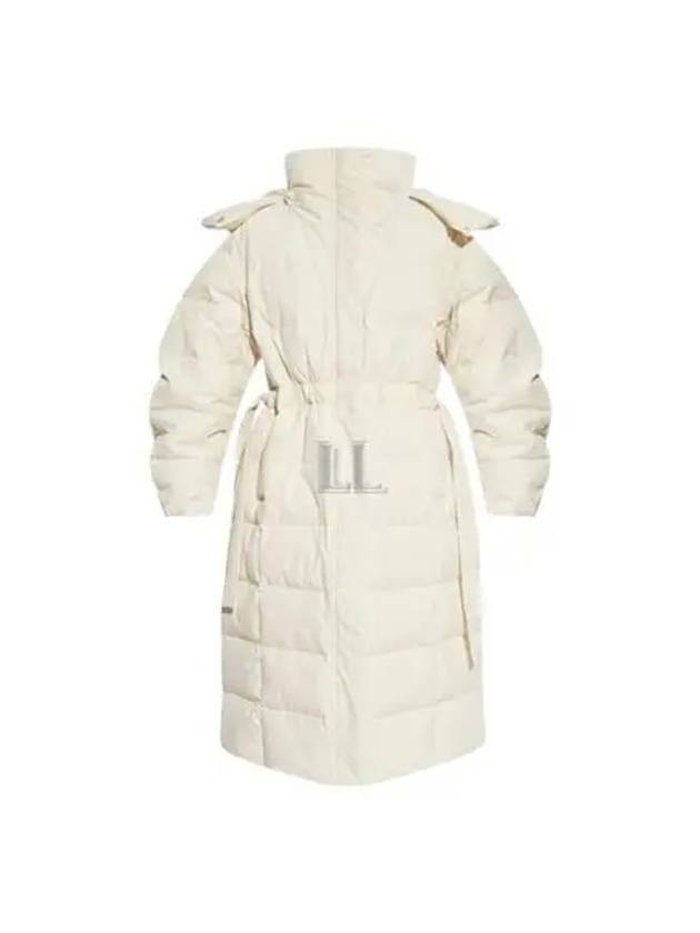 Quilted Puffer Coat White - GANNI - BALAAN 2