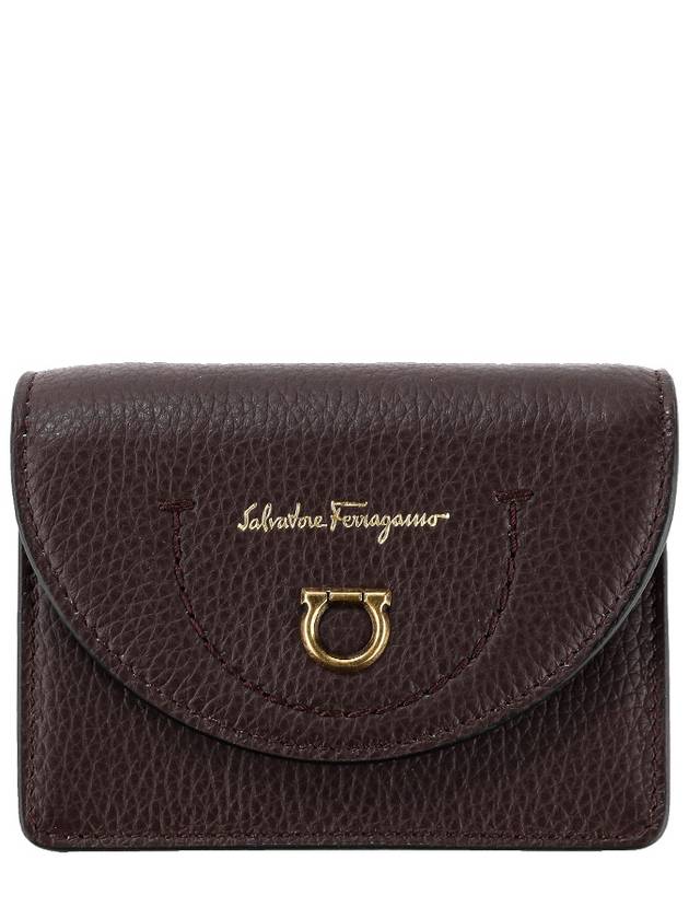 Women s card wallet 22 0411 GANACHE BR 0758695 - SALVATORE FERRAGAMO - BALAAN 1