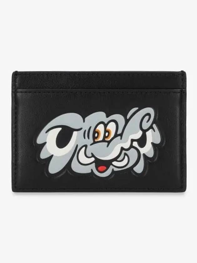 Verdy Market Leather Card Wallet Black - KENZO - BALAAN 2