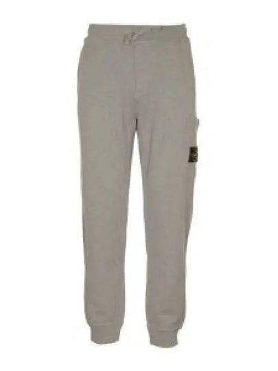 Compass Patch Cotton Track Pants Grey - STONE ISLAND - BALAAN 2