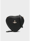 Saffiano Mini Heart Cross Bag Black - VIVIENNE WESTWOOD - BALAAN 2