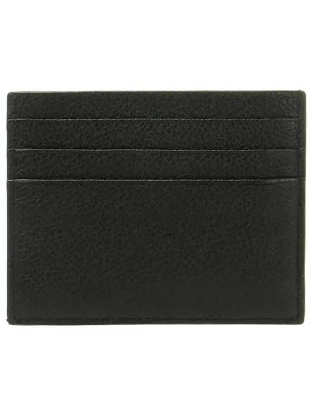 Men's Saffiano Leather Card Wallet Black - PRADA - BALAAN 4