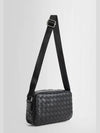 Classic Intrecciato Small Camera Cross Bag Black - BOTTEGA VENETA - BALAAN 3