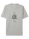 1020 Jersey British Sailor Short Sleeve T-Shirt Grey - CP COMPANY - BALAAN 2