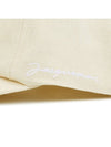 La Casquette Jacquemus Signature Ball Cap Ivory - JACQUEMUS - BALAAN 7