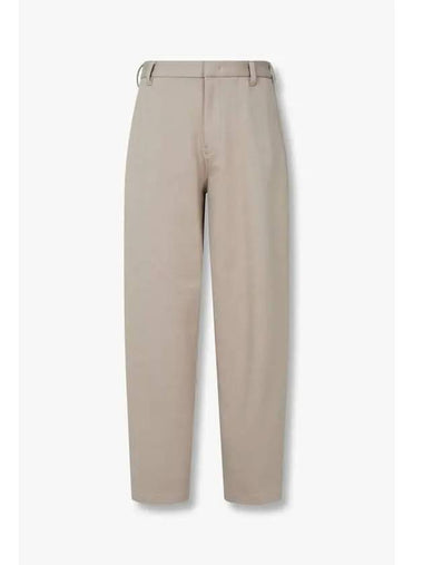 Men s Stretch Tapered Pants Beige - EMPORIO ARMANI - BALAAN 1