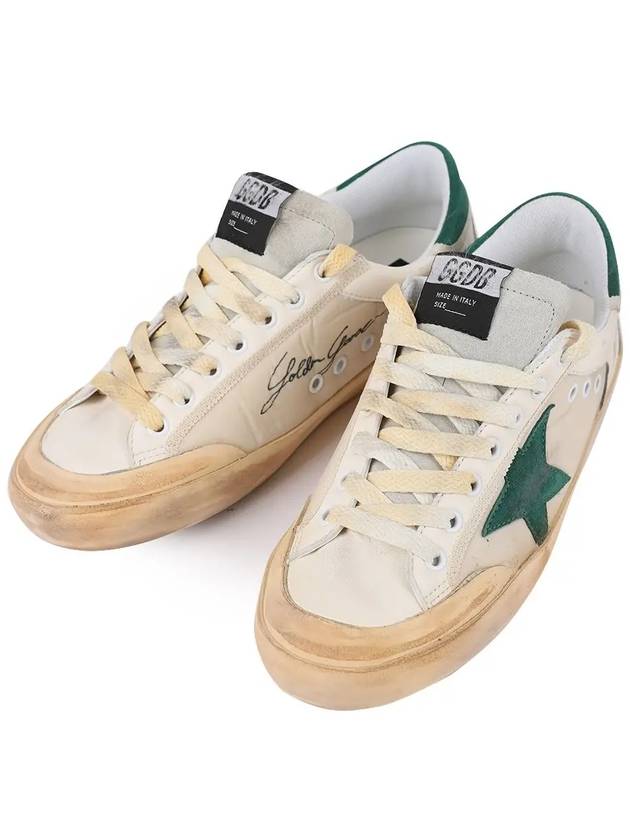 Superstar Low Top Sneakers Green Beige - GOLDEN GOOSE - BALAAN 7